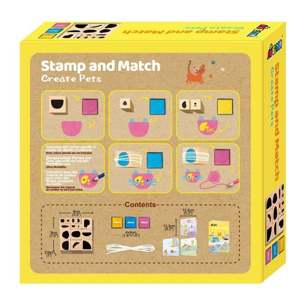 Avenir Stamp and Match Create Pet | KidzInc Australia Educational Toys 2