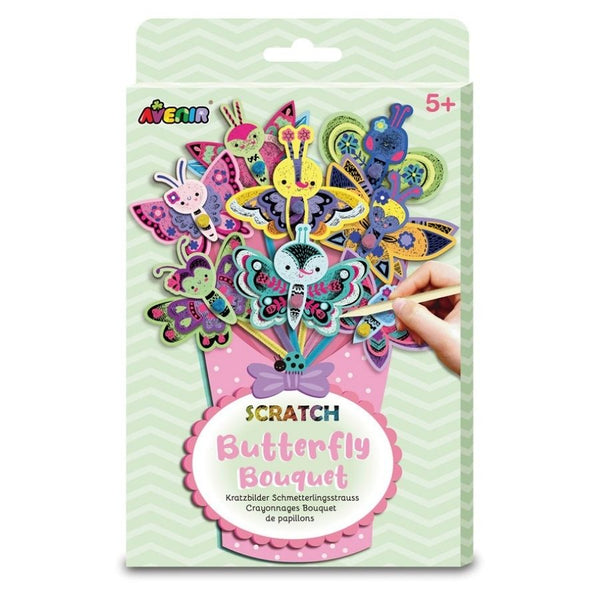 Avenir Scratch Art Butterfly Bouquet | Arts and Crafts | KidzInc Australia