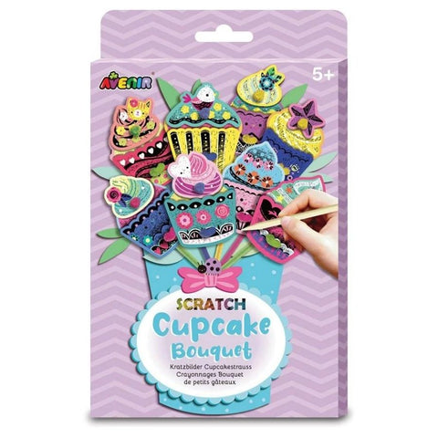Avenir Scratch Art Cake Bouquet | Kids Craft Kits | KidzInc Australia