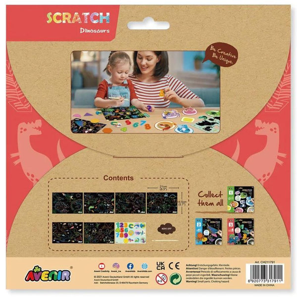 Avenir Scratch Art Dinosaurs | Arts & Craft for Kids | KidzInc Australia 2