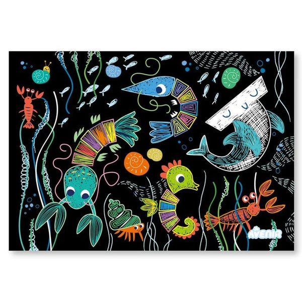 Avenir Scratch Art Ocean Life | Arts and Crafts for Kids | KidzInc Australia 3