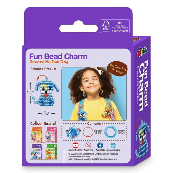 Avenir Fun Bead Charm Dog | Arts and Crafts for Kids | KidzInc 2