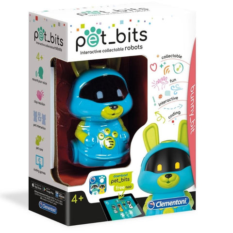 Clementoni Pet_Bits Bunny Robot | KidzInc Australia Educational Toys