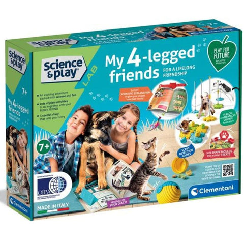 Clementoni Science and Play Lab My 4-Legged Friends | KidzInc Australia