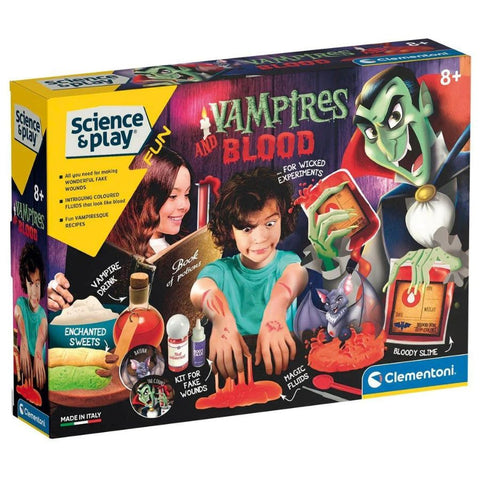 Clementoni Science and Play Fun Vampires and Blood | Science Kits for Kids | KidzInc Australia