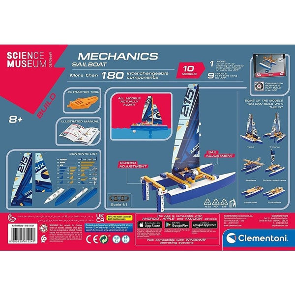 Clementoni Mechanics Laboratory Sailboat | STEM Kit for Kids | KidzInc Australia 4