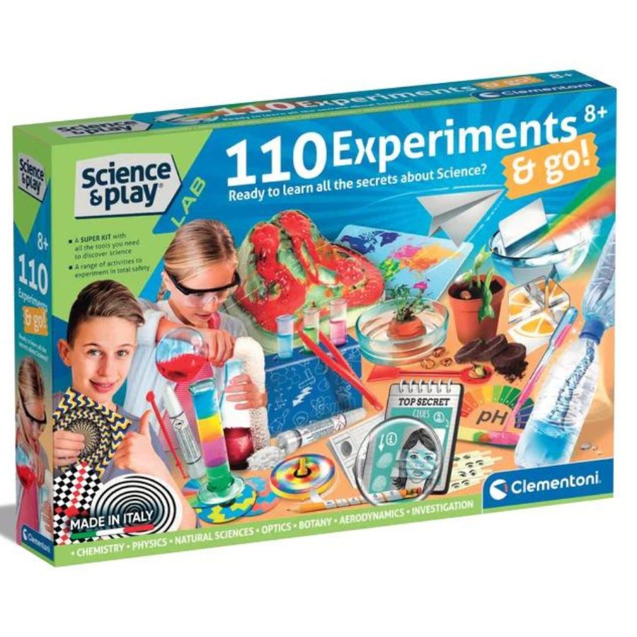 Clementoni Science and Play 110 Experiments Science Kit KidzInc
