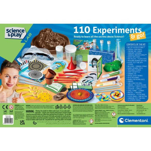 Clementoni Science and Play 110 Experiments Science Kit | KidzInc Australia 2