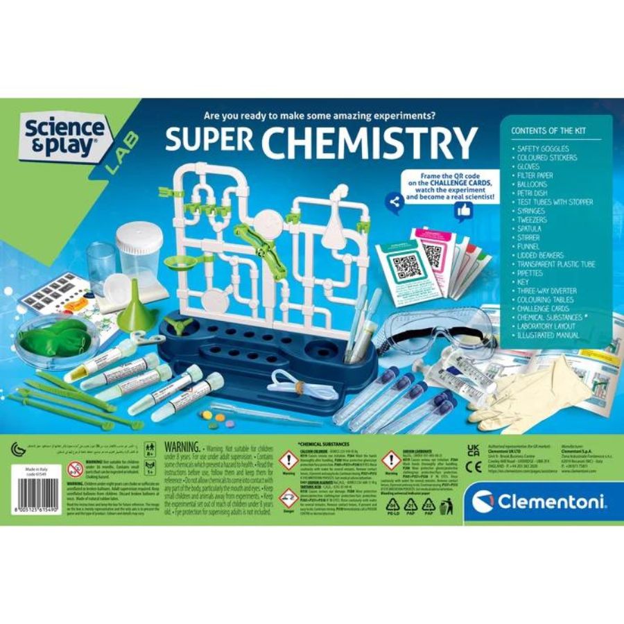 Clementoni Science & Play Lab Super Chemistry Science Kit | KidzInc