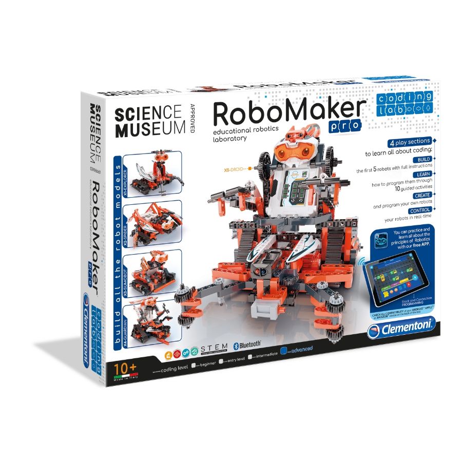 Robopro Coding Programming Clementoni Robo Maker Pro Coding Kit | KidzInc Australia