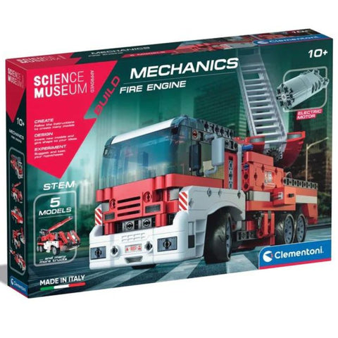 Clementoni Science and Museum Build Mechanics Fire Engine | STEM Toys at Kidzinc Australia