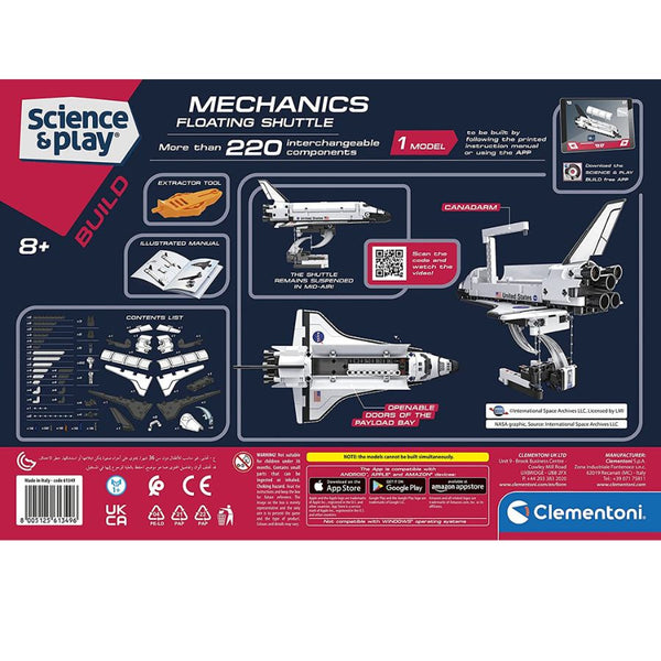 Clementoni Science and Play Build Mechanics NASA Floating Shuttle | KidzInc Australia Educational Toys 2