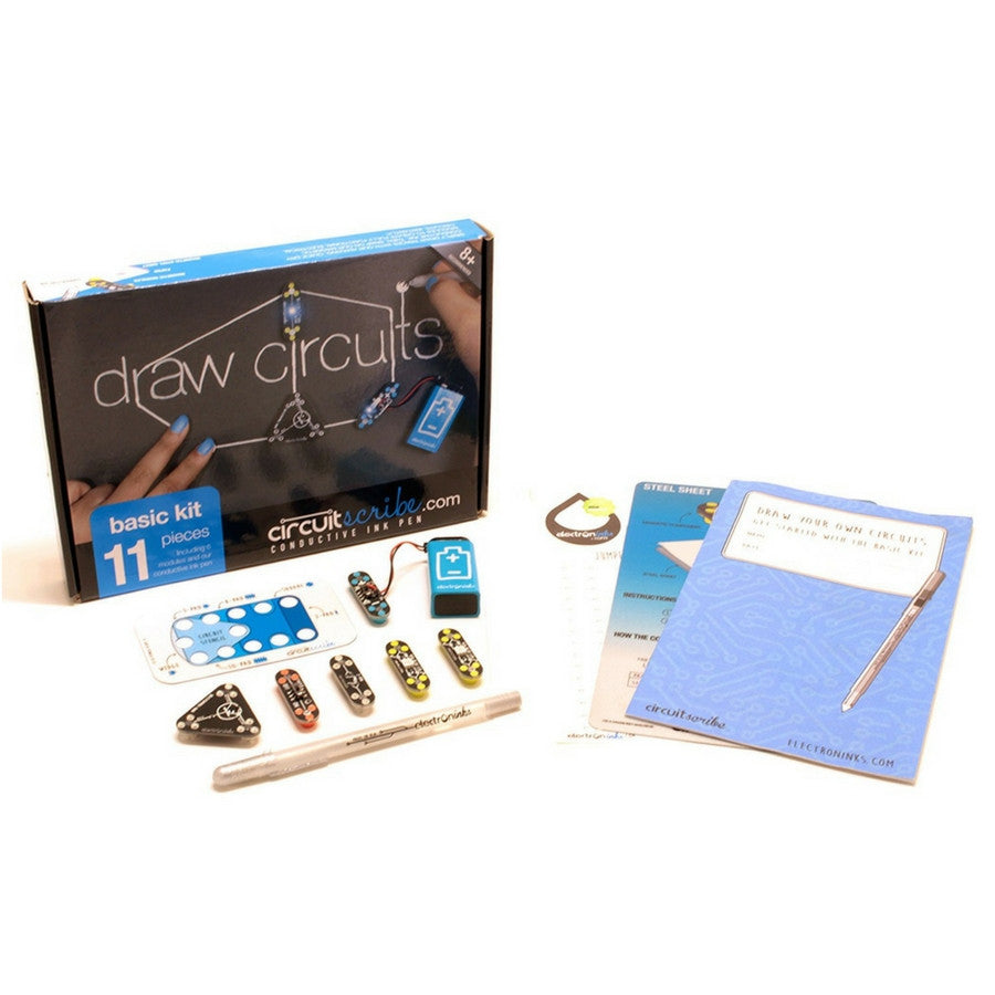 Circuit Scribe Basic Kit Conductive Ink Pen and Circuit Kit |KidzInc