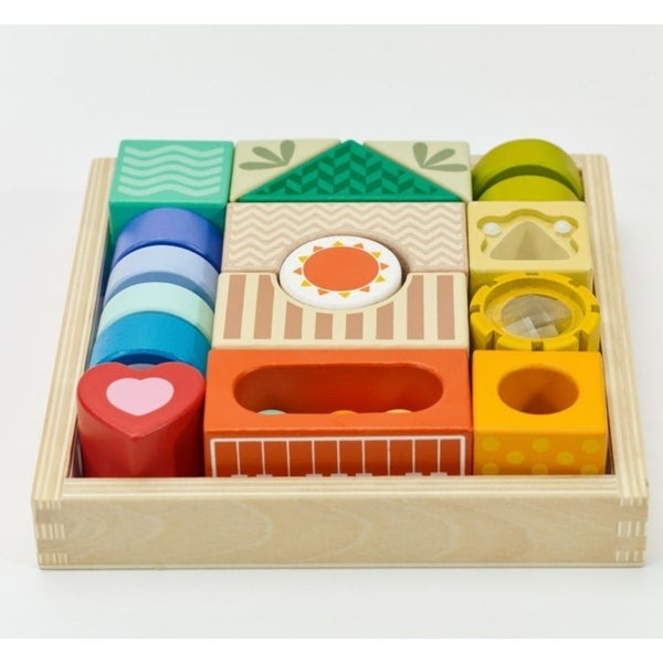 Classic World Exploration Blocks Wooden Toys for Toddlers | KidzInc Australia 3