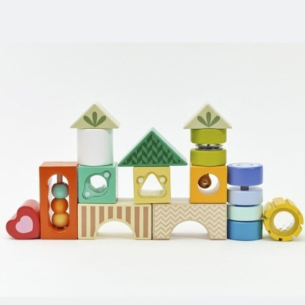 Classic World Exploration Blocks Wooden Toys for Toddlers | KidzInc Australia 4