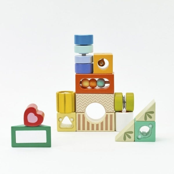 Classic World Exploration Blocks Wooden Toys for Toddlers | KidzInc Australia