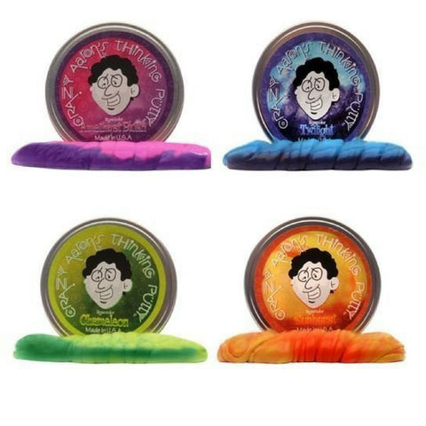Crazy Aarons Thinking Putty - Hypercolour Tin Assortment | KidzInc Australia | Online Educational Toy Store