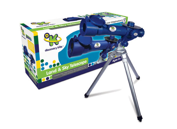 Discovery Kids - Land & Sky 30X Telescope | KidzInc Australia | Online Educational Toy Store