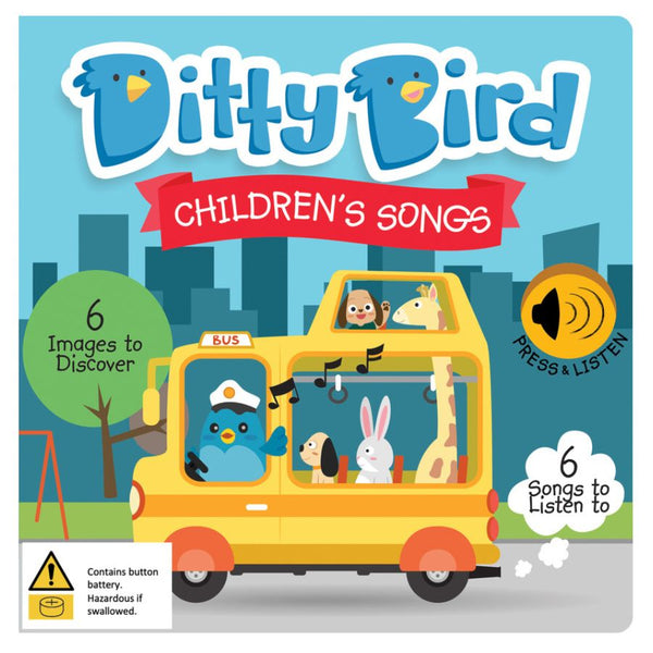 Ditty Bird Children's Songs Board Book | KidzInc Australia Toys Online 2