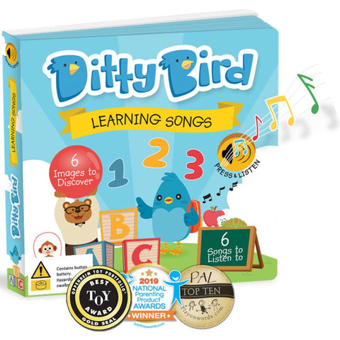 Ditty Bird Learning Songs Board Books | KidzInc Australia
