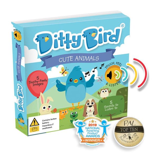 Ditty Bird Cute Animals Board Book | KidzInc Australia