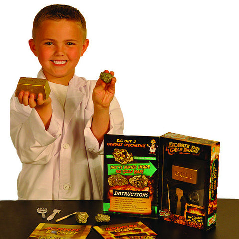 Discover with Dr Cool - Golden Nugget Dig Kit | KidzInc Australia | Online Educational Toy Store