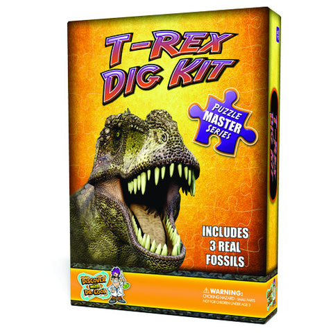 Discover with Dr Cool T-Rex Dig Kit and Puzzle | KidzInc Australia | Online Educational Toy Store