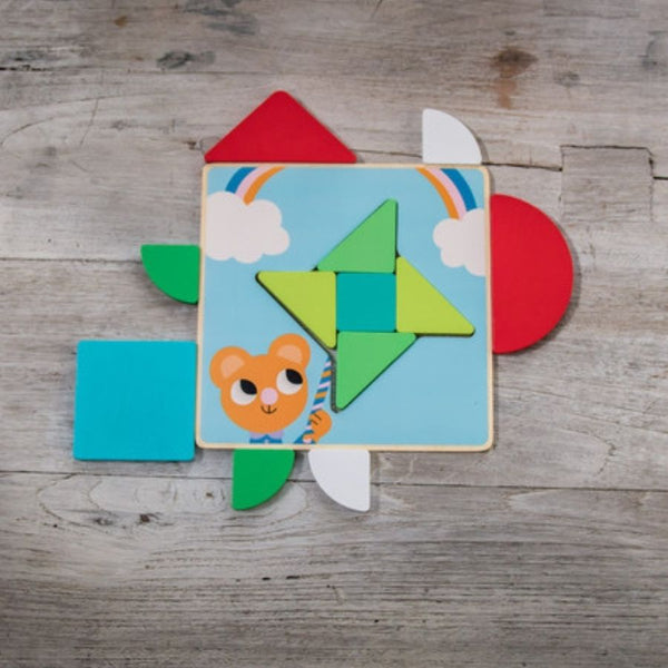 Djeco Tangramini Wooden Puzzle | KidzInc Australia Educational Toys Online 4