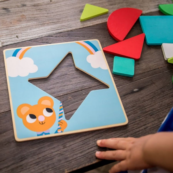 Djeco Tangramini Wooden Puzzle | KidzInc Australia Educational Toys Online 5