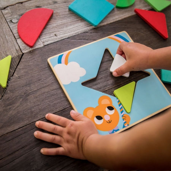 Djeco Tangramini Wooden Puzzle | KidzInc Australia Educational Toys Online 6