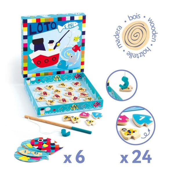 Djeco Navy Loto Magnetic Fishing Game for Kids | KidzInc Australia 4