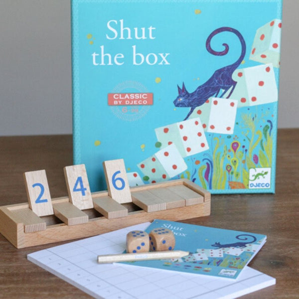 Djeco Shut the Box Wooden Game | Maths Games | KidzInc Australia | Online Educational Toys