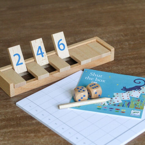 Djeco Shut the Box Wooden Game | Maths Games | KidzInc Australia | Online Educational Toys 3