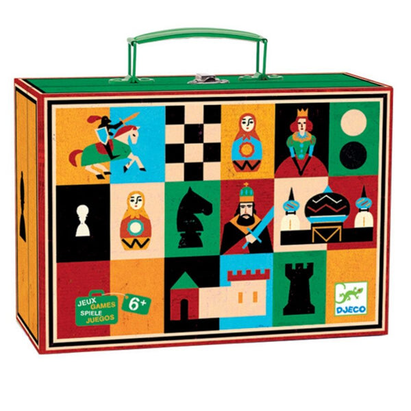 Djeco Chess and Checkers Game for Kids | KidzInc Australia 4
