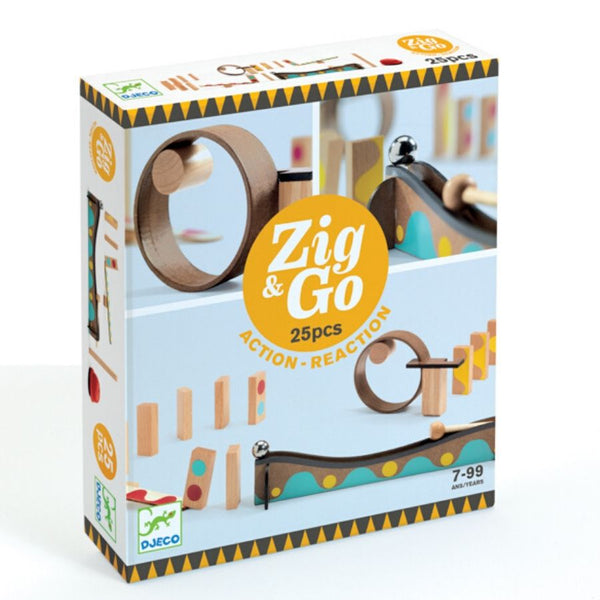 Djeco Zig and Go Action Reaction 25 piece set | STEM Toys at KidzInc Australia