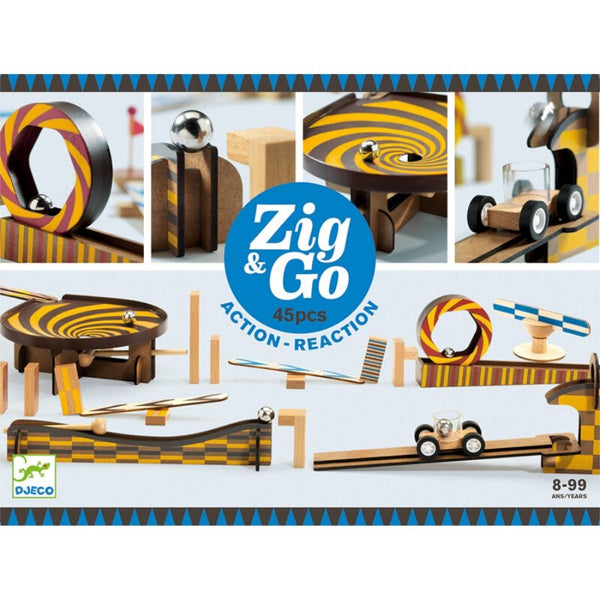  Djeco Zig & Go Action Reaction 45 piece Set | STEM Toys at KidzInc Australia 2