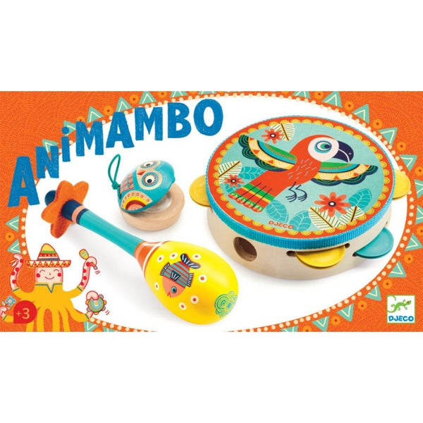 Djeco Animambo Wooden Set Of 3 Music Instruments | KidzInc Australia Educational Toys Online 2