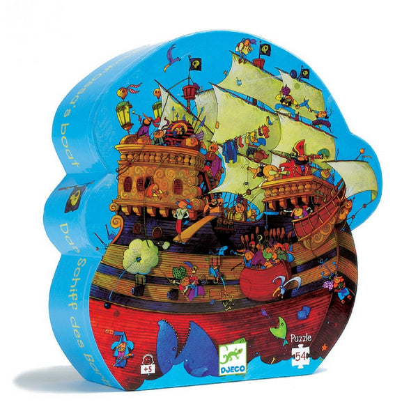 Djeco - Barbarossa's Boat Puzzle 54 Pieces | KidzInc Australia | Online Educational Toy Store