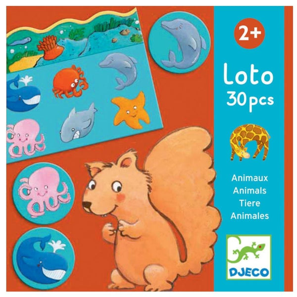 Djeco Animals Lotto Game | KidzInc Australia Educational Toys Online