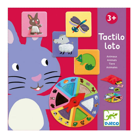 Djeco - Tactilo Lotto Animal Game | KidzInc Australia | Online Educational Toy Store