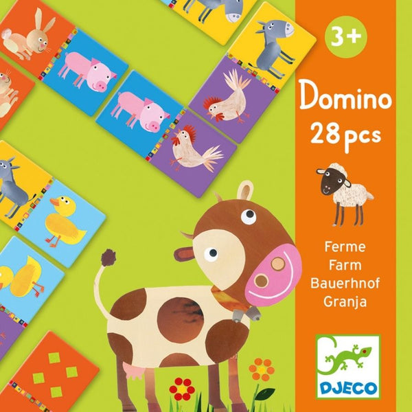 Djeco Farm Domino Game | Educational Games for Preschoolers | KidzInc Australia 4