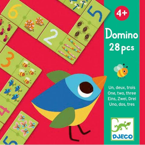 Djeco 1, 2, 3 Domino Game | Math Games for Kids | KidzInc Australia | Educational Toys Online