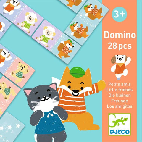 Djeco Little Friends Domino Game | KidzInc Australia Educational Toys