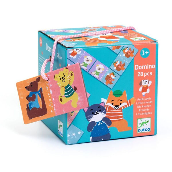 Djeco Little Friends Domino Game | KidzInc Australia Educational Toys 3