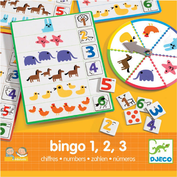 Djeco - Bingo Numbers Educational Game | KidzInc Australia | Online Educational Toy Store