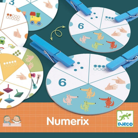 Djeco Eduludo Numerix | Maths Games for Preschoolers | KidzInc Australia