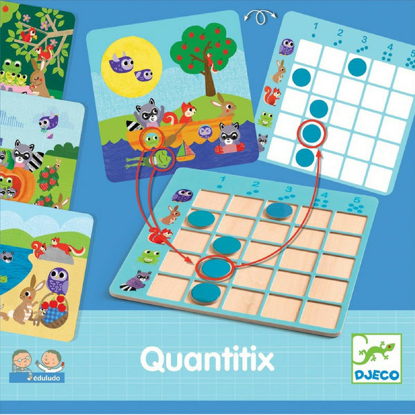 Djeco Quantitix Eduludo Logic Game | KidzInc Australia