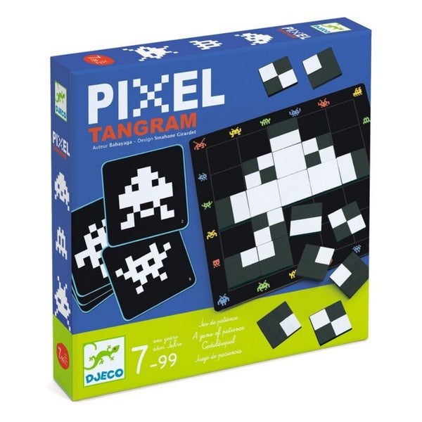 Djeco Pixel Tamgram Game | Board Games for Kids | KidzInc Australia 2