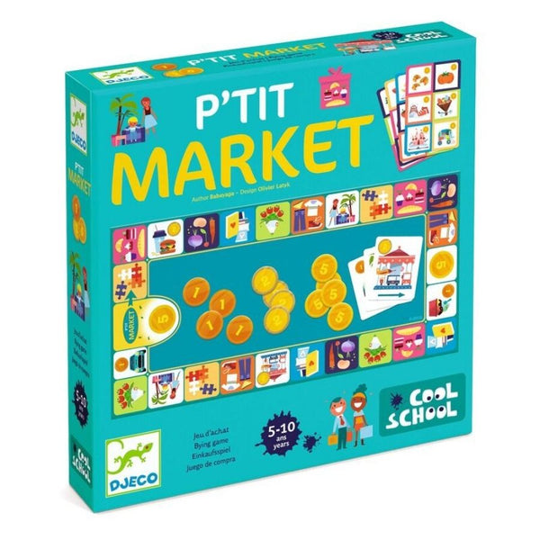 Djeco Little Market Cool School Game | KidzInc Australia 2