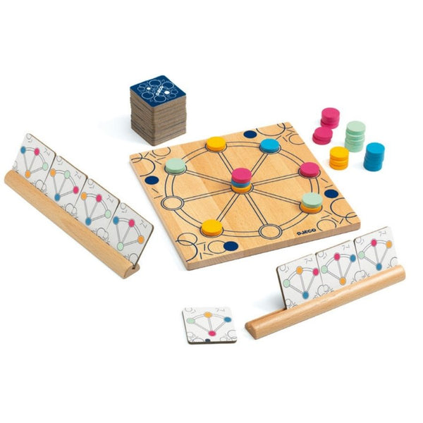 Djeco Quartino Game | Wooden Educational Game | KidzInc Australia | Educational Toys Online